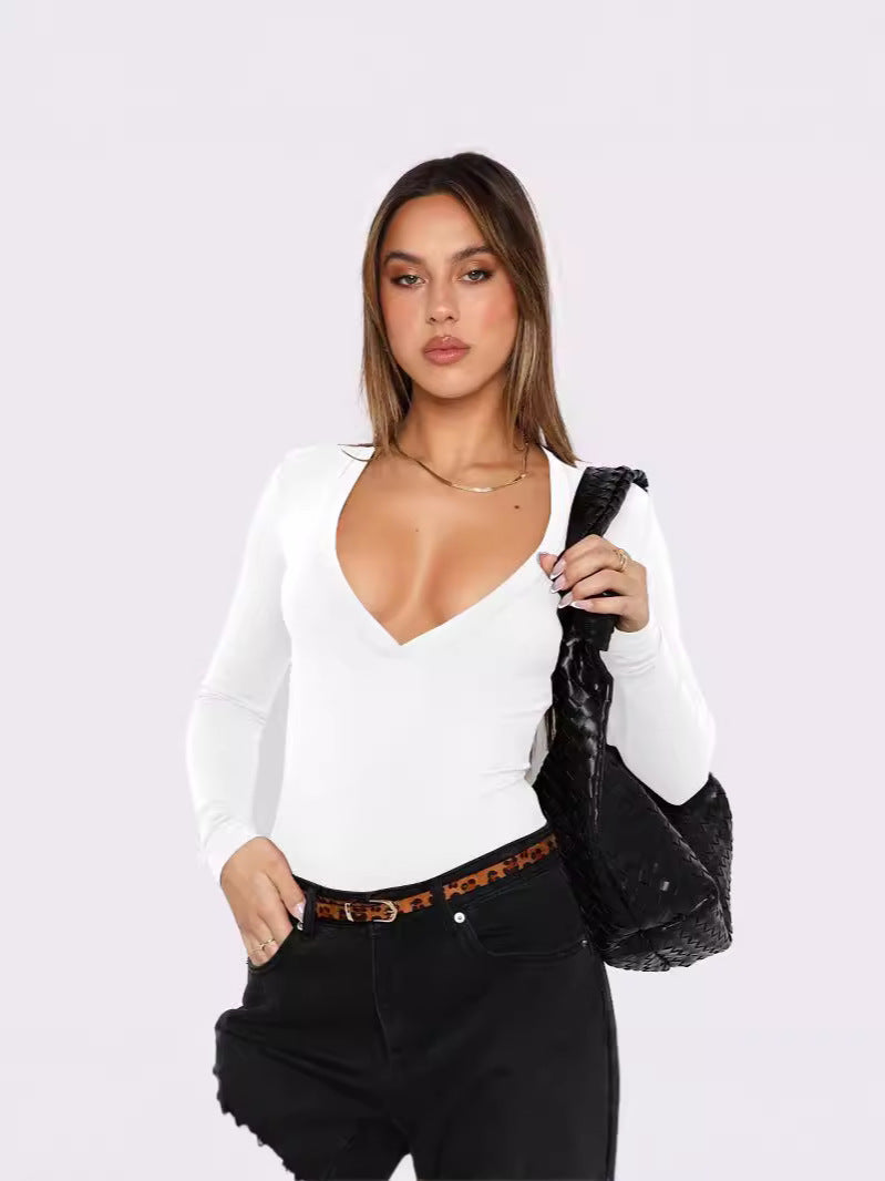 Fashionable All-match Short Long Sleeve Women