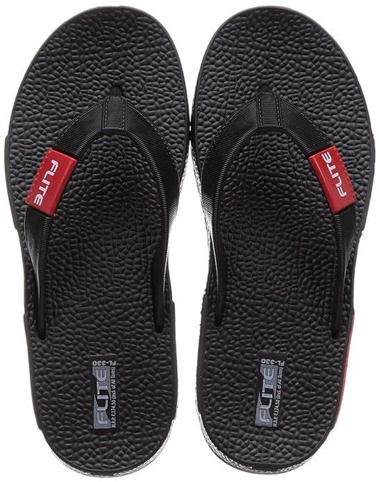 Men's Fl0330g Slippers Black Red Size 8UK