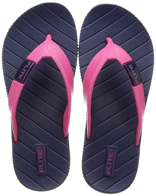 Women's Fl0366l Slippers Navy Pink Size 5UK