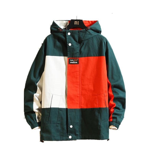 Marchwind Casual Hooded Jacket Men Spring Autumn Outerwear Mens