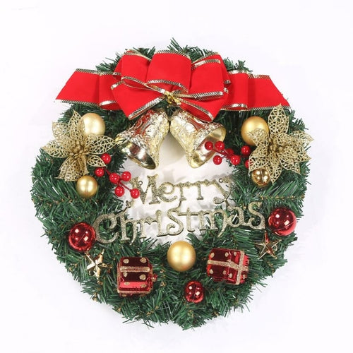 Christmas wreath holiday decoration 30cm Christmas wreath pendant