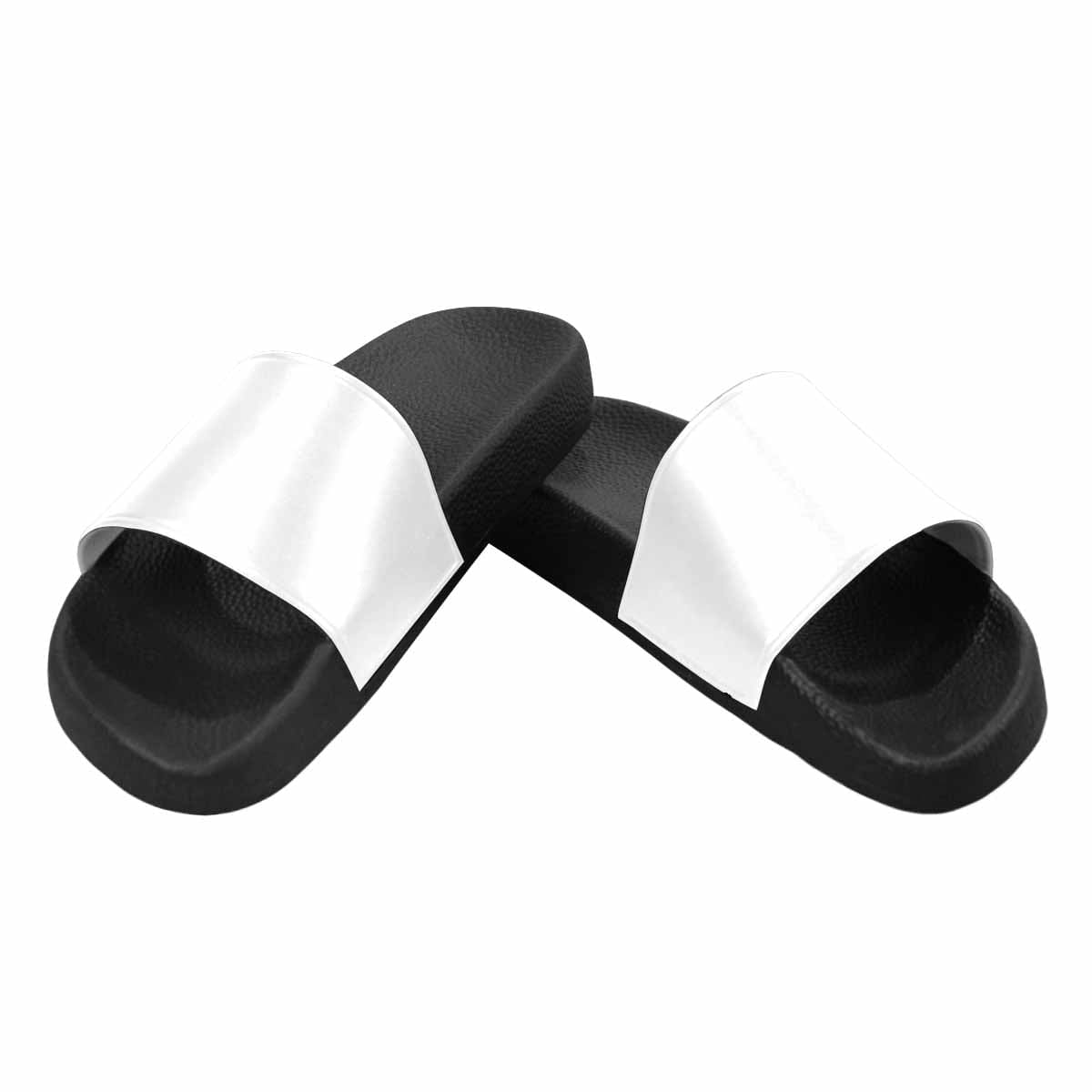 Men’s Slide Sandals / White